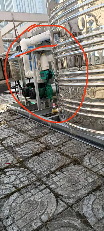 空氣能熱水器實裝圖 空氣能熱水器實裝圖