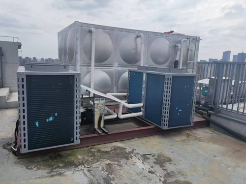 合肥融億鋁模環保科技公司空氣能實裝工程